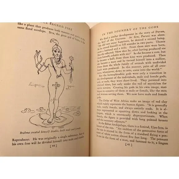 THE SACRED FIRE OCCULT SEX WITCHCRAFT B.Z. GOLDBERG SIGNED FIRST EDITION!